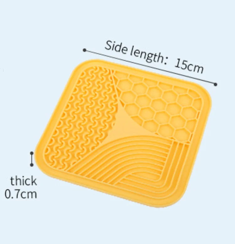 Silicone Pet Licking Mat & Pet Bowl