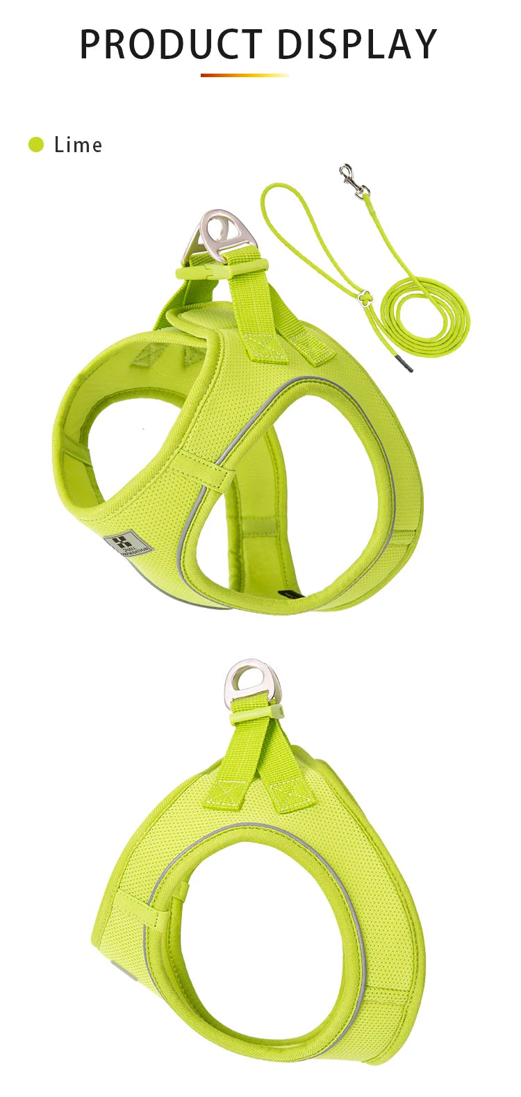 Dog Harness & Leash Set for Small To Medium Dog
