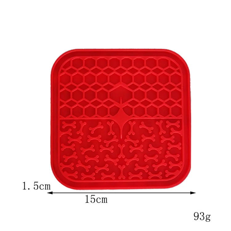 Silicone Pet Licking Mat & Pet Bowl