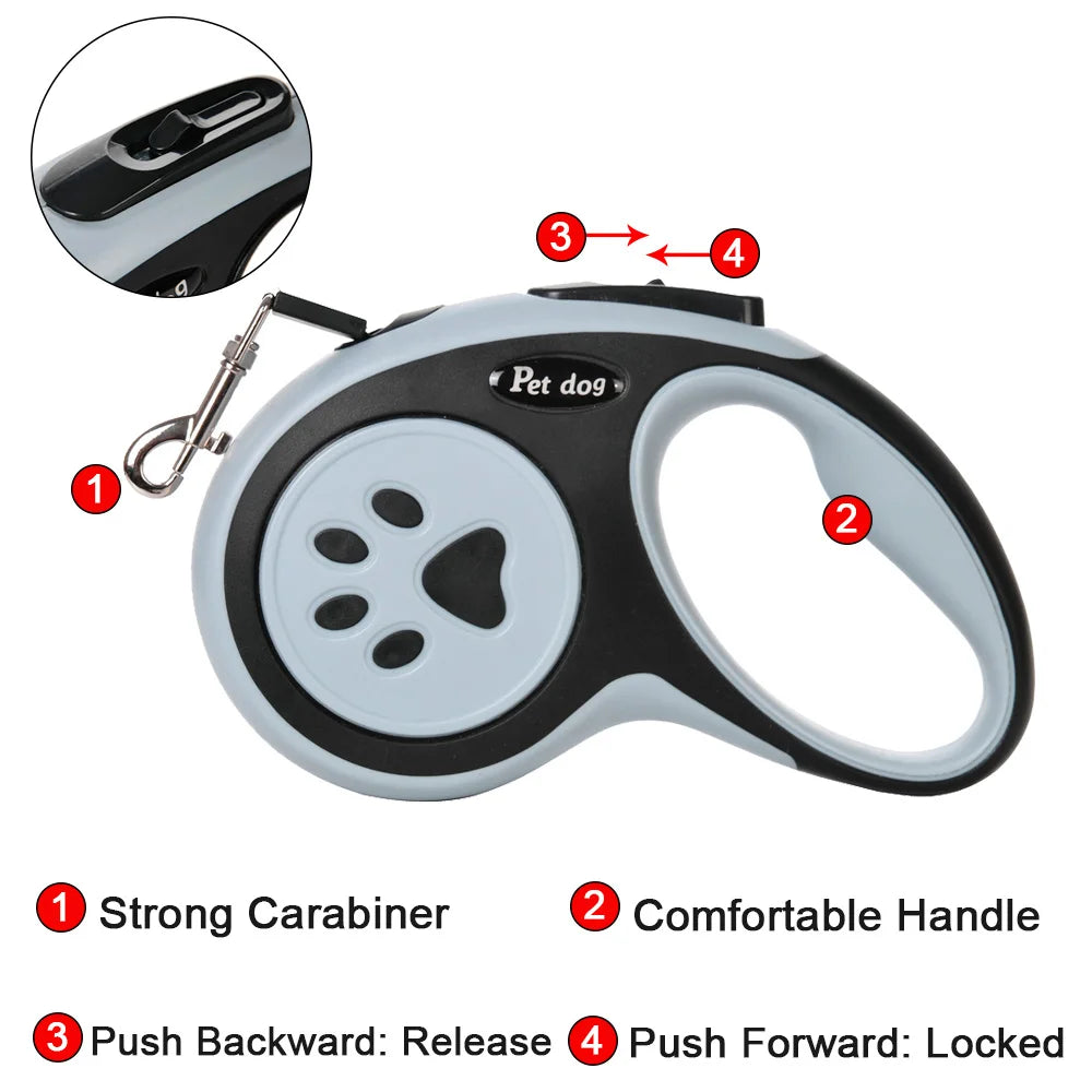 Retractable leash, Front
