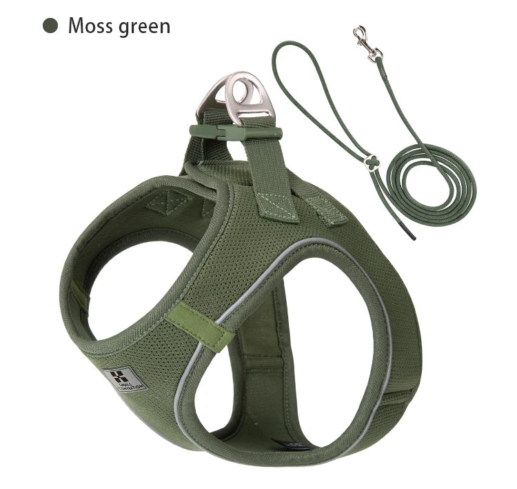 Dog Harness & Leash Set for Small To Medium Dog