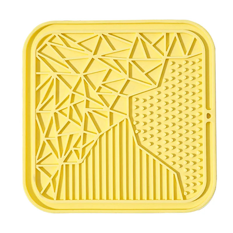 Silicone Pet Licking Mat & Pet Bowl
