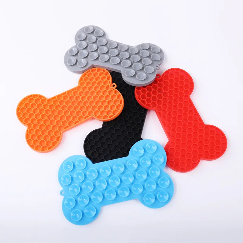 Silicone Pet Licking Mat & Pet Bowl