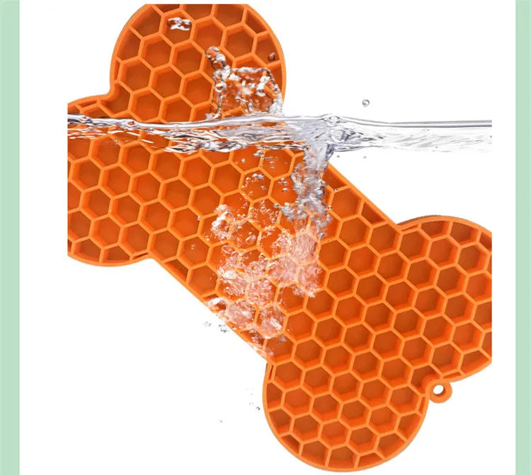 Silicone Pet Licking Mat & Pet Bowl