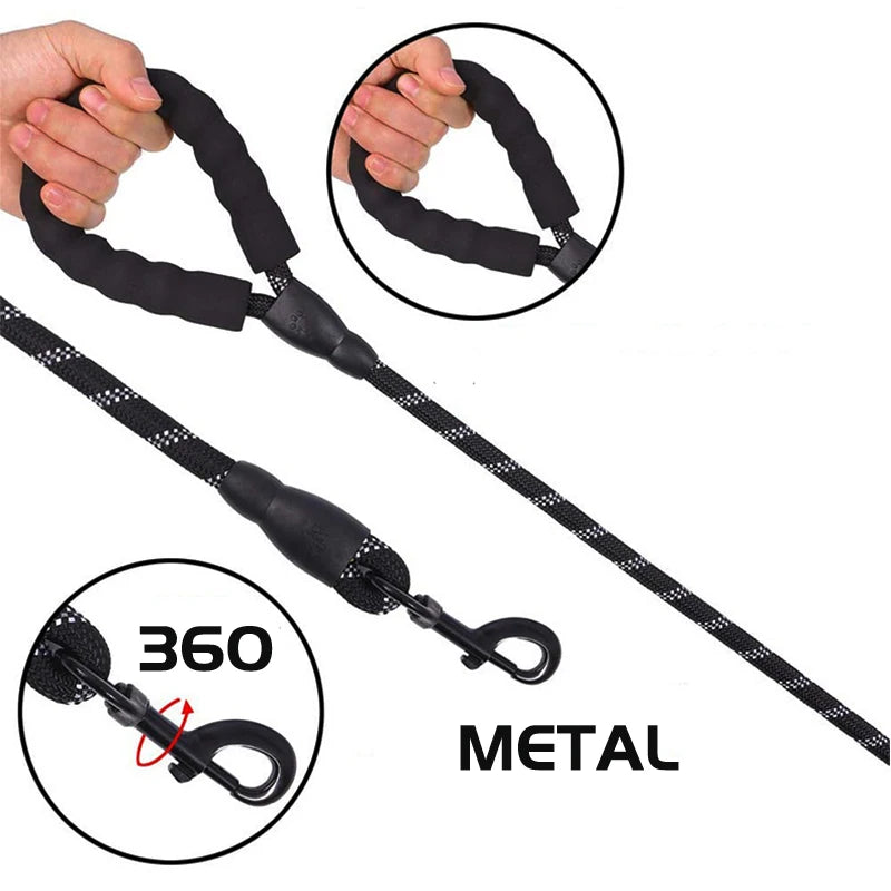 Dog leash, Front