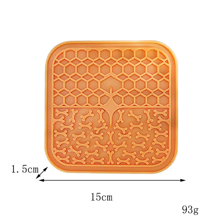 Silicone Pet Licking Mat & Pet Bowl