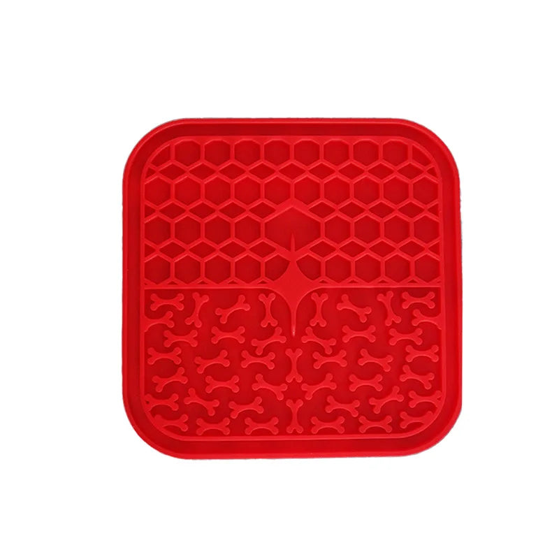 Silicone Pet Licking Mat & Pet Bowl