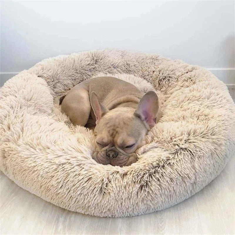 Super Soft Pet Cat Bed Plush Full Size Washable Calm Bed Donut Bed Comfortable Sleeping Artifact Suitable For Winter
