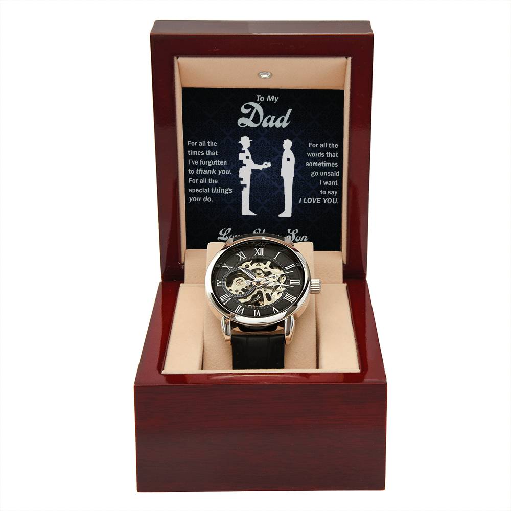 Wrist watch men's, front