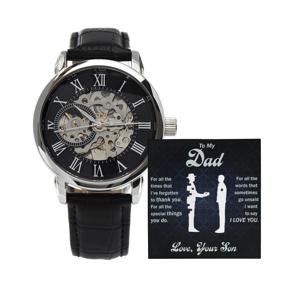 Wrist watch men's, front