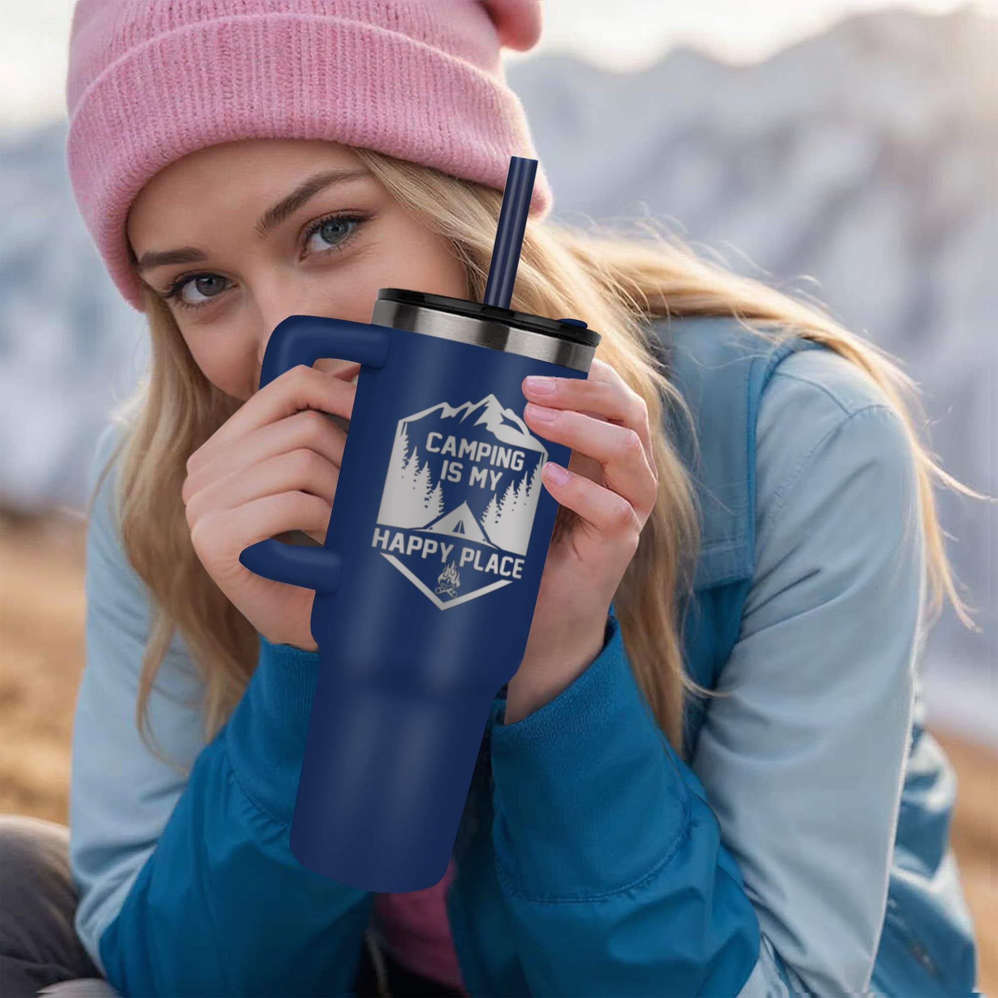 Personalized travel mug, Front